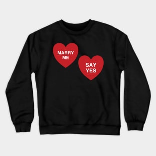 Valentine Proposal Crewneck Sweatshirt